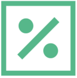 Percentage button